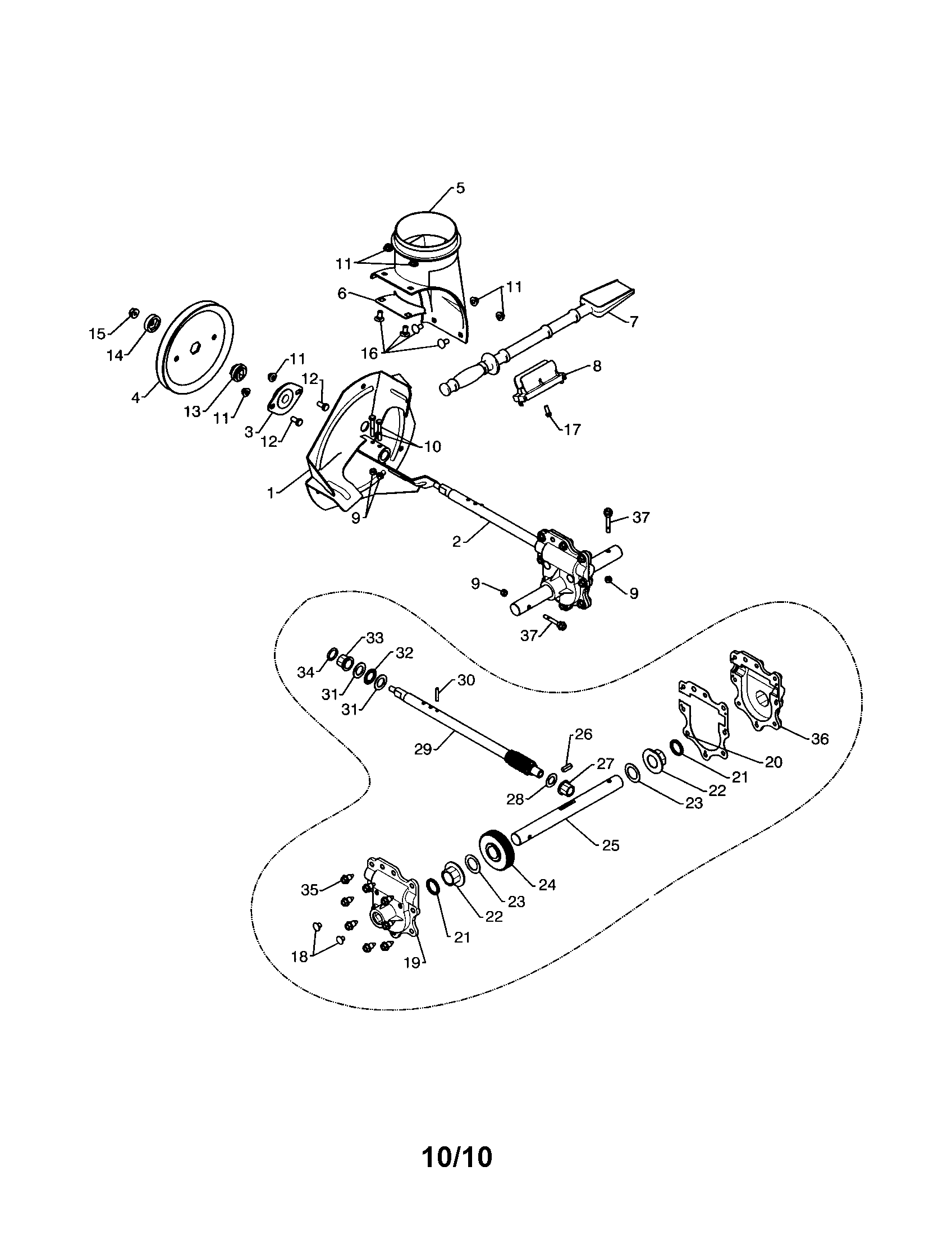 Impeller & gearbox
