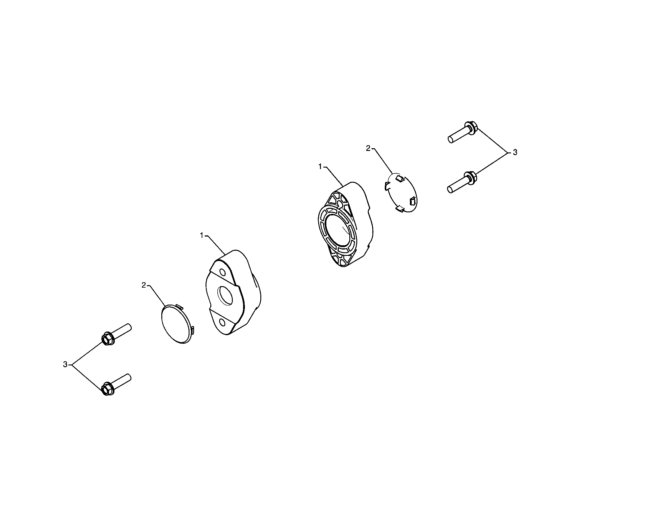 Auger bearing/bearing plug