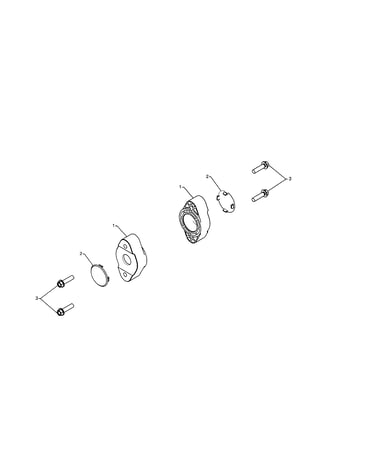 Auger bearing/bearing plug
