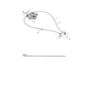 Craftsman 917253581 lever/cable rotator diagram