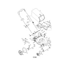 MTD 11A-B25H299 lawn mower diagram