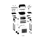 Char-Broil 463611011 gas grill diagram