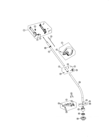 Shaft/handle/shield