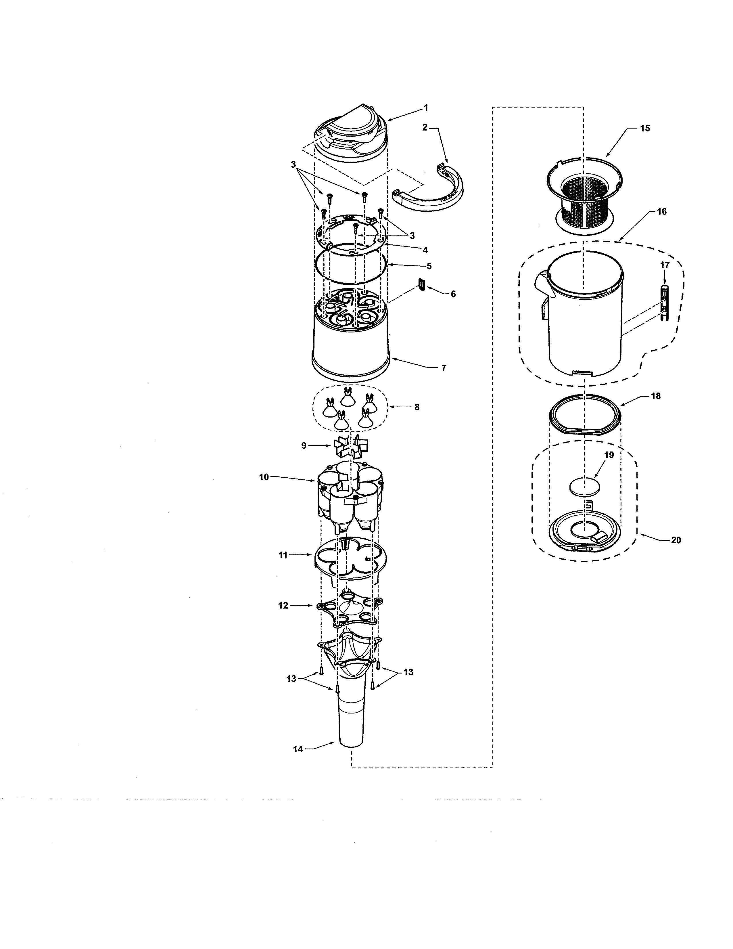 Dust cup