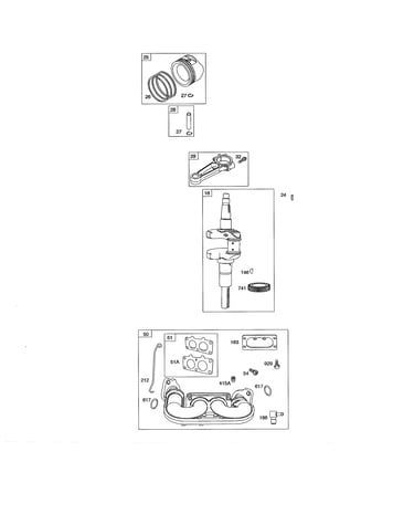 Crankshaft/manifold-intake