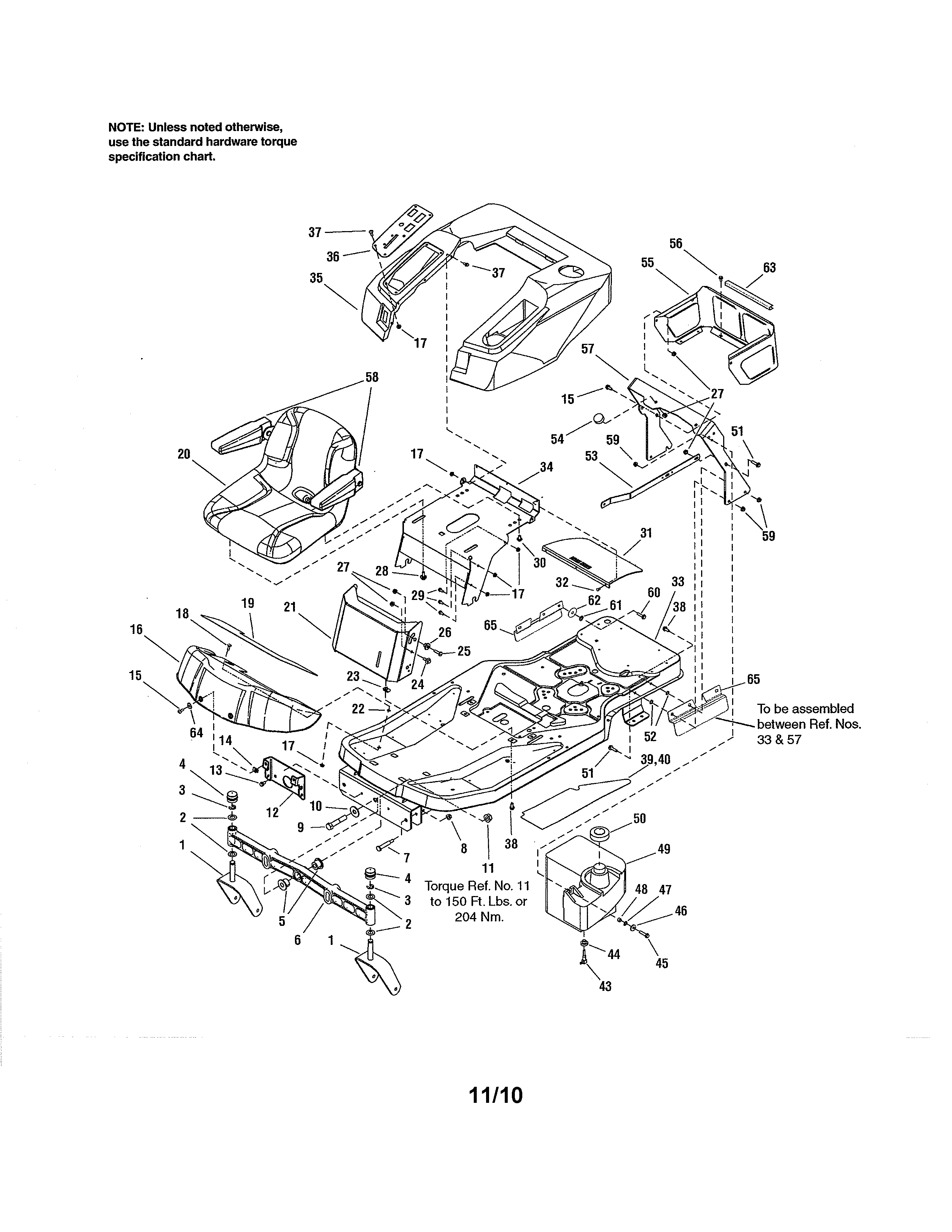 Frame/body/seat