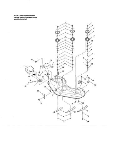 52" deck-housing/arbor