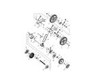 Snapper 13037221 transmission/wheels diagram