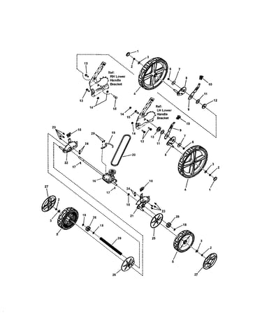 Transmission/wheels