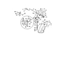 Discharge chute crank