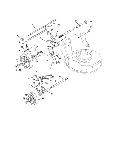 Wheels/adjusters