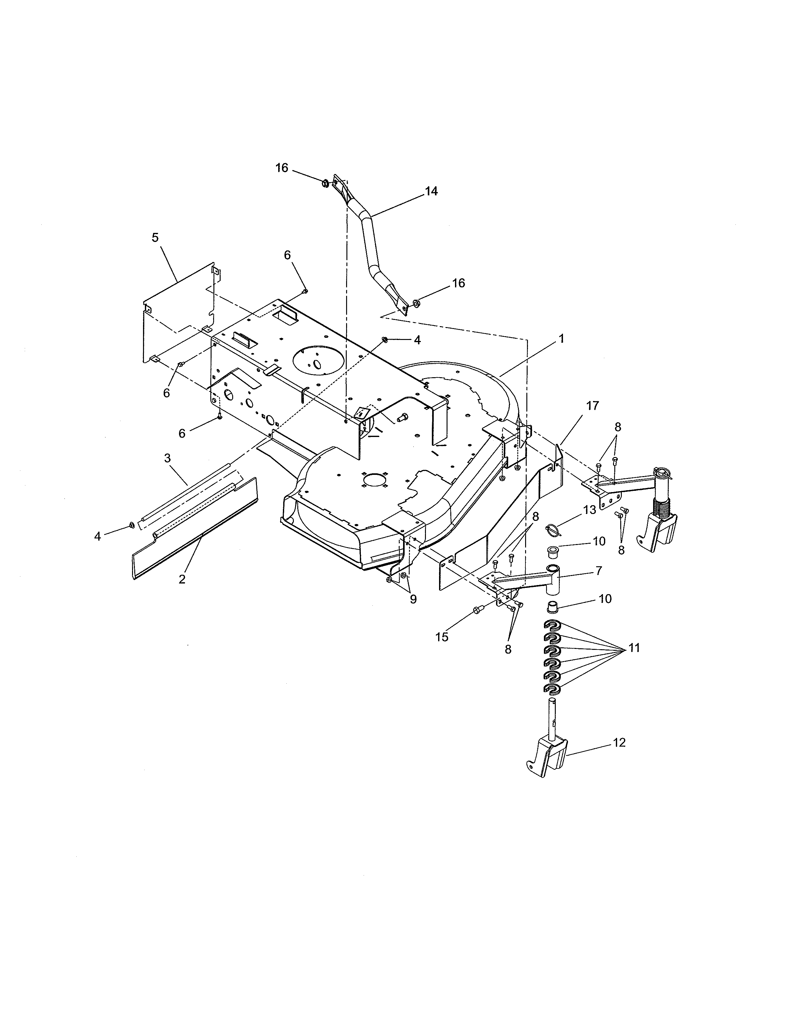 Frame/front caster