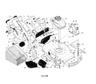 Craftsman 917374550 engine/housing/handle diagram