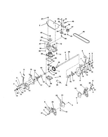 Transmission/height of cut