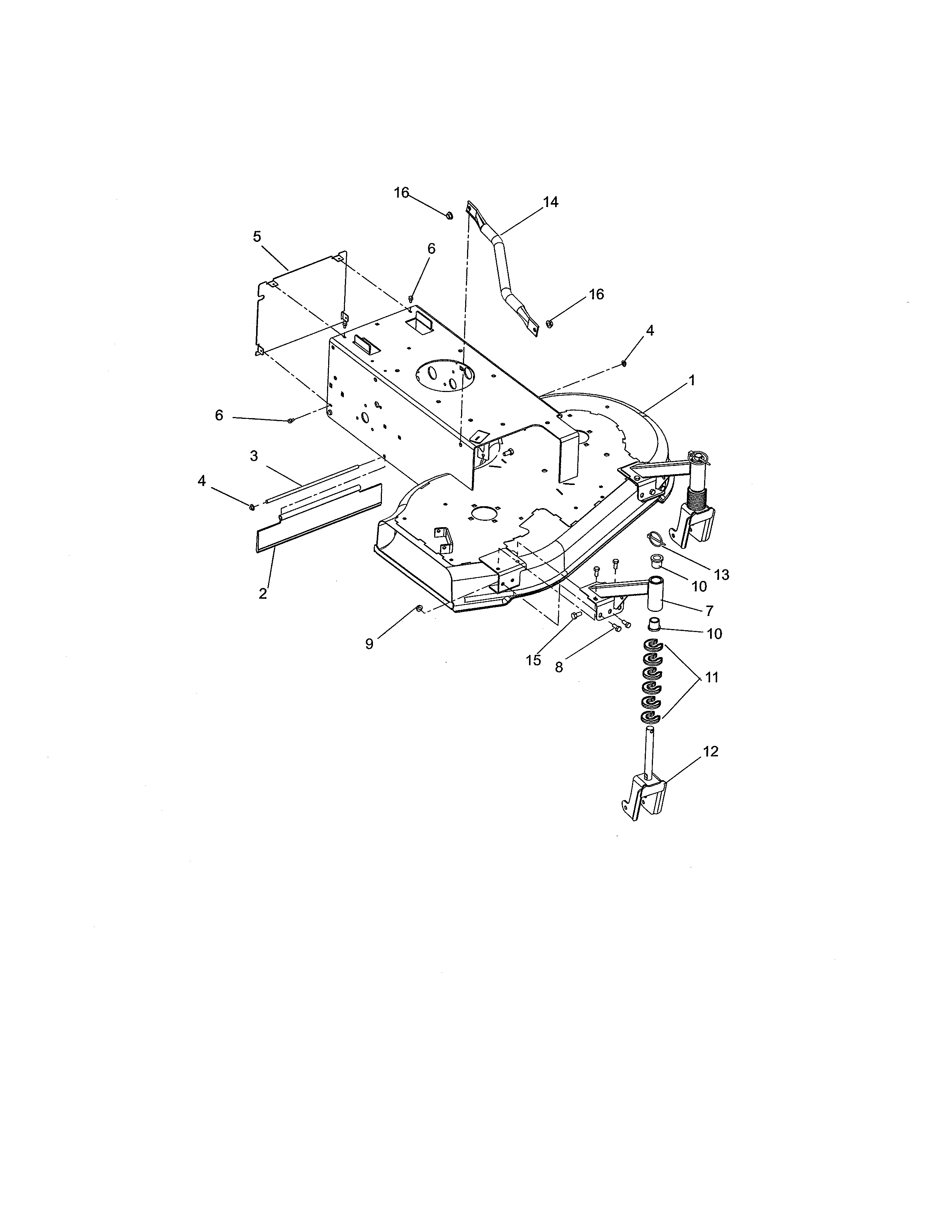 Frame/front caster