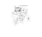 Ariens 91140300 (101-1999) engine/clutch/idler diagram