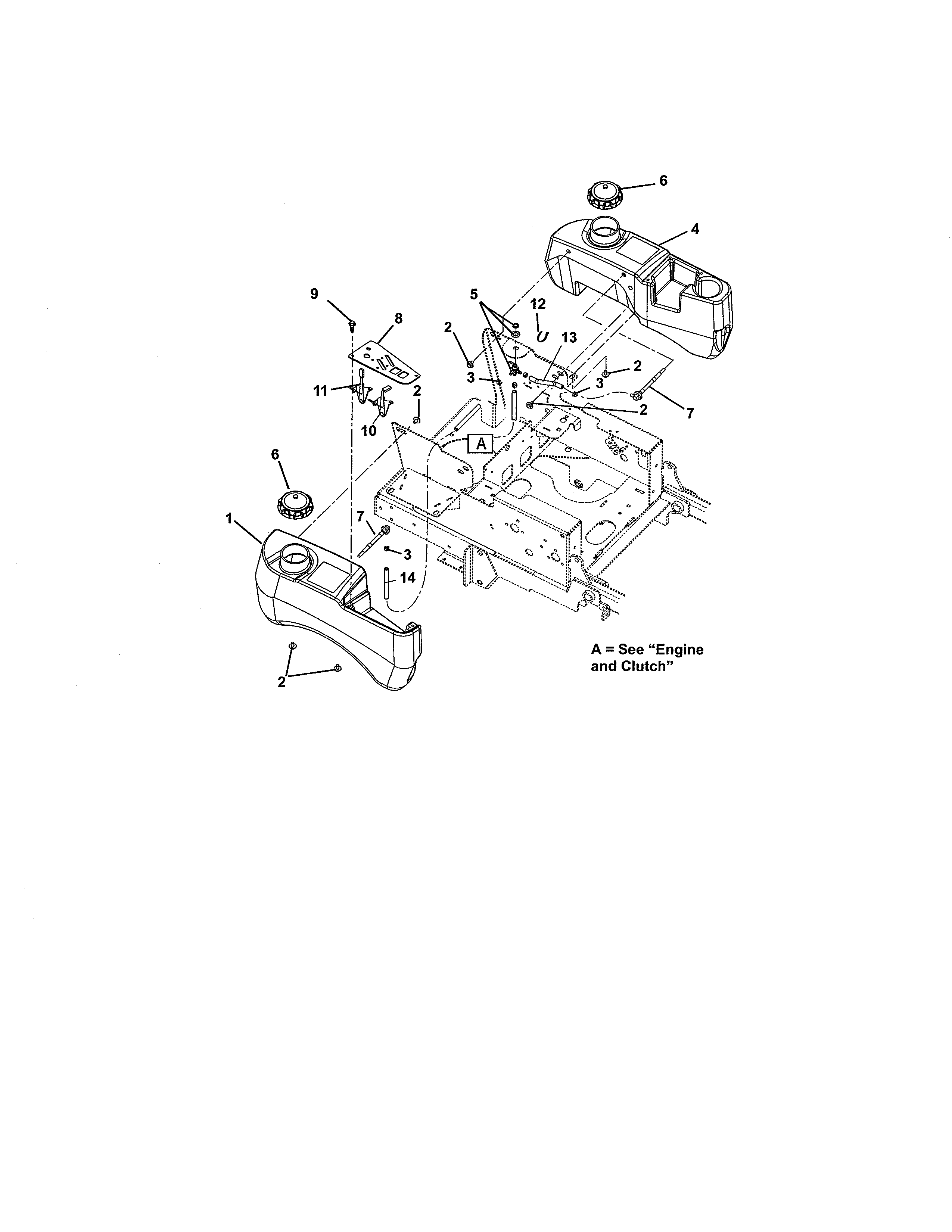 Fuel tanks/hoses