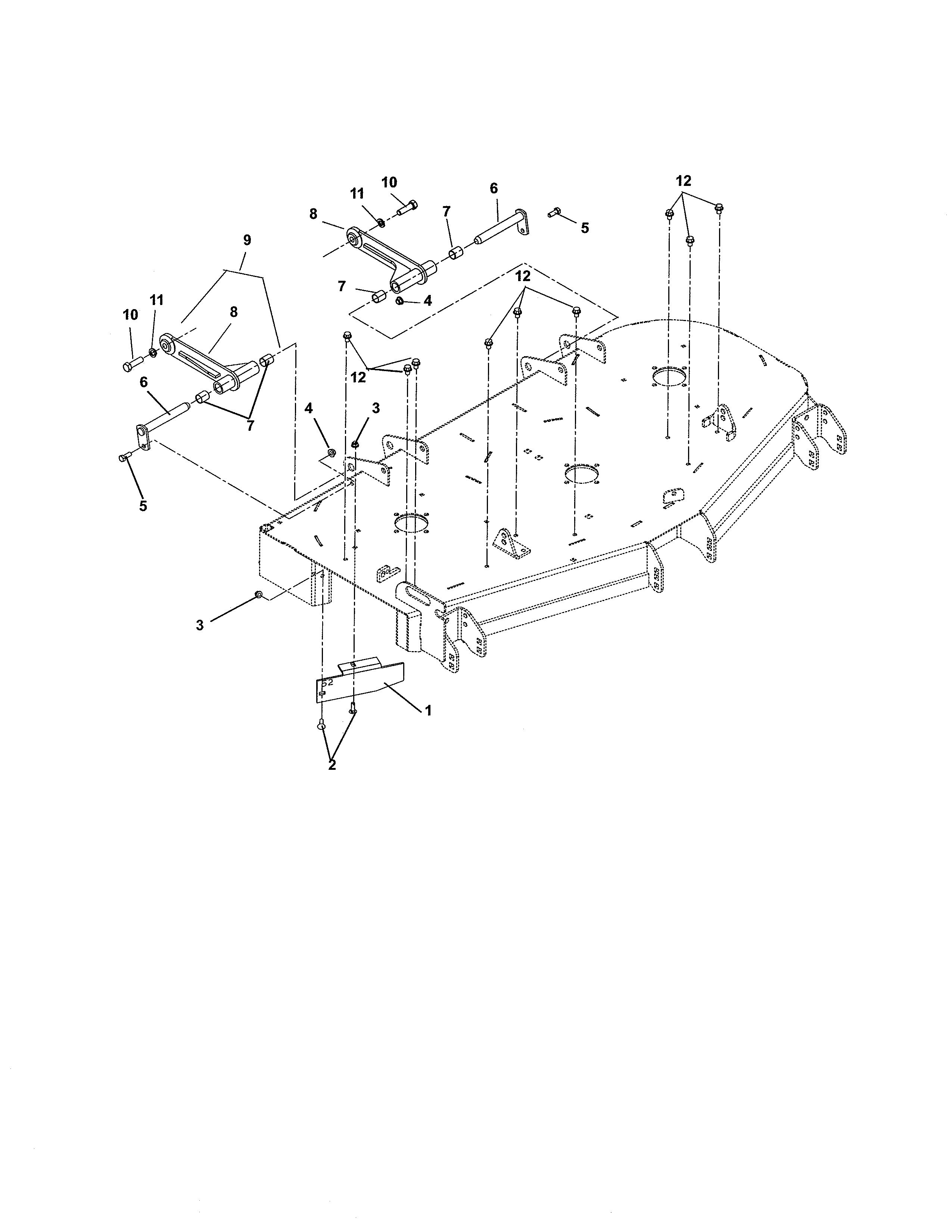 Mounting arms/belt guards