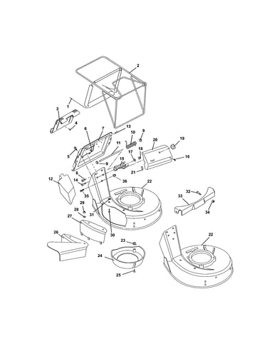 Mower pan/bag
