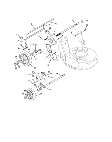 Wheels/adjusters