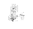 Ariens 99480600 (101-999999) clutch/pump/foot plate diagram