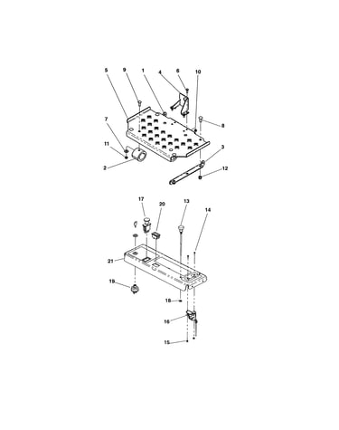 Foot plate/console