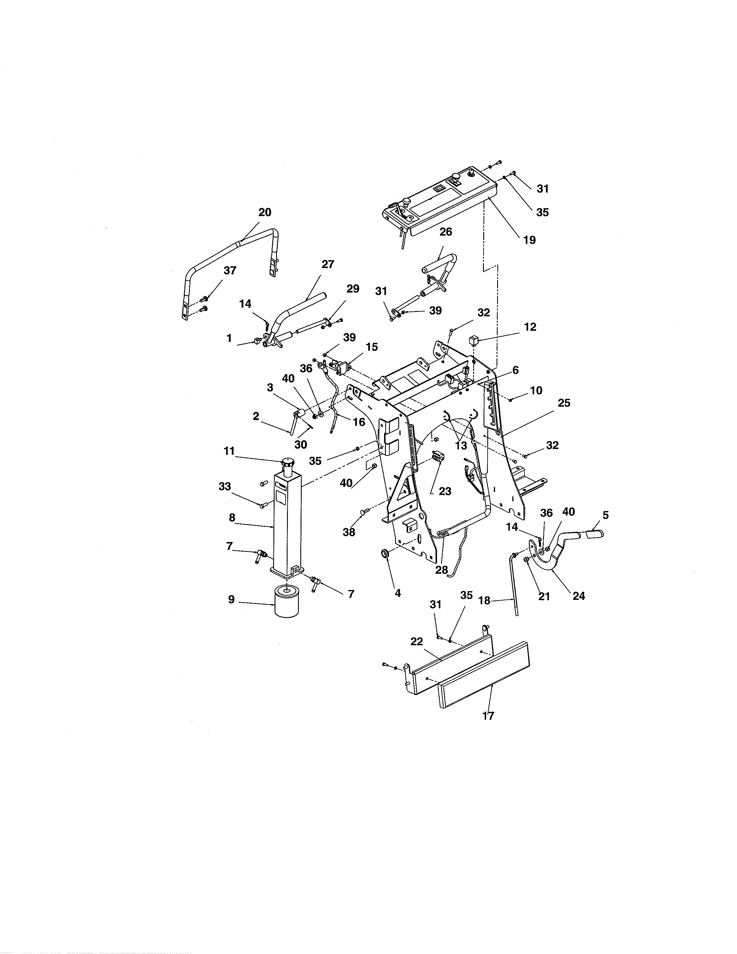 FUEL/HYDRAULIC/HANDLE
