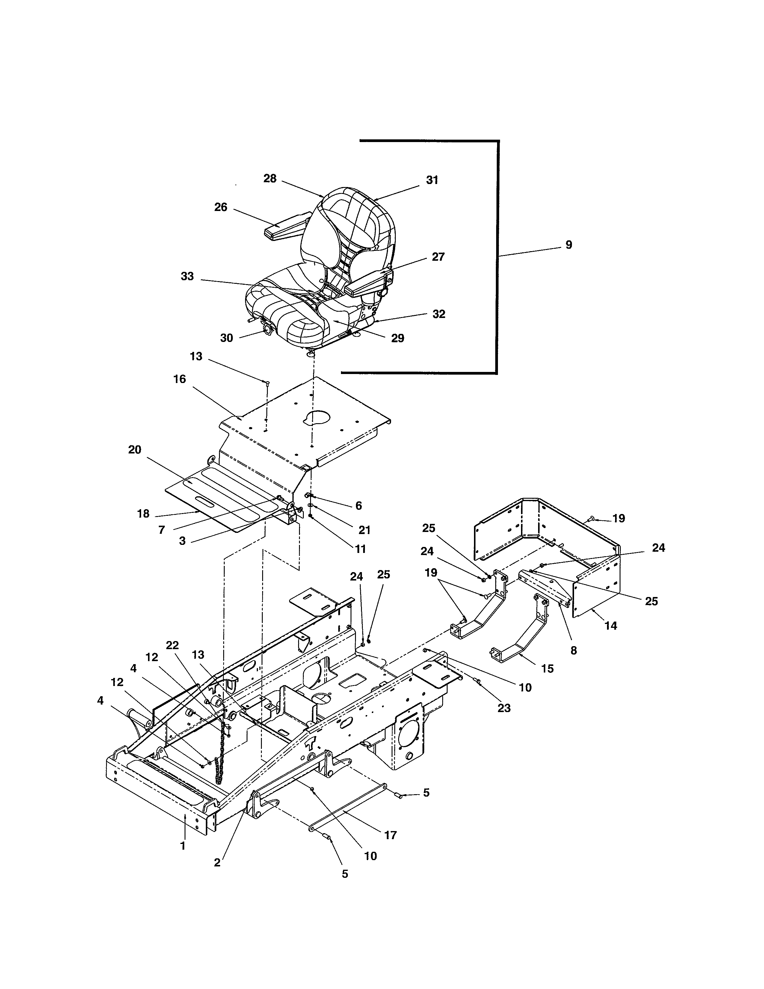 FRAME/SEAT/SEAT SUPPORT