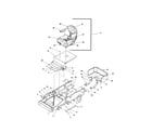Ariens 99180000 (101-999999) frame/seat/seat support diagram