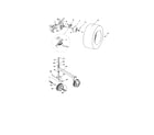 Ariens 99180000 (101-999999) casters/wheels/brake diagram