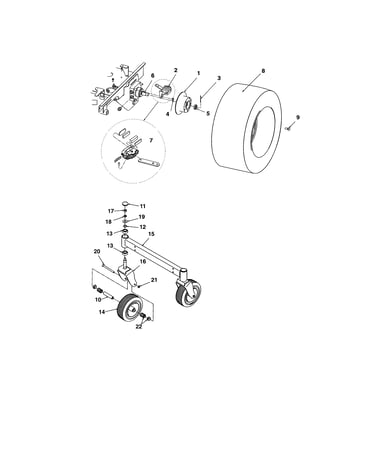 Casters/wheels/brake