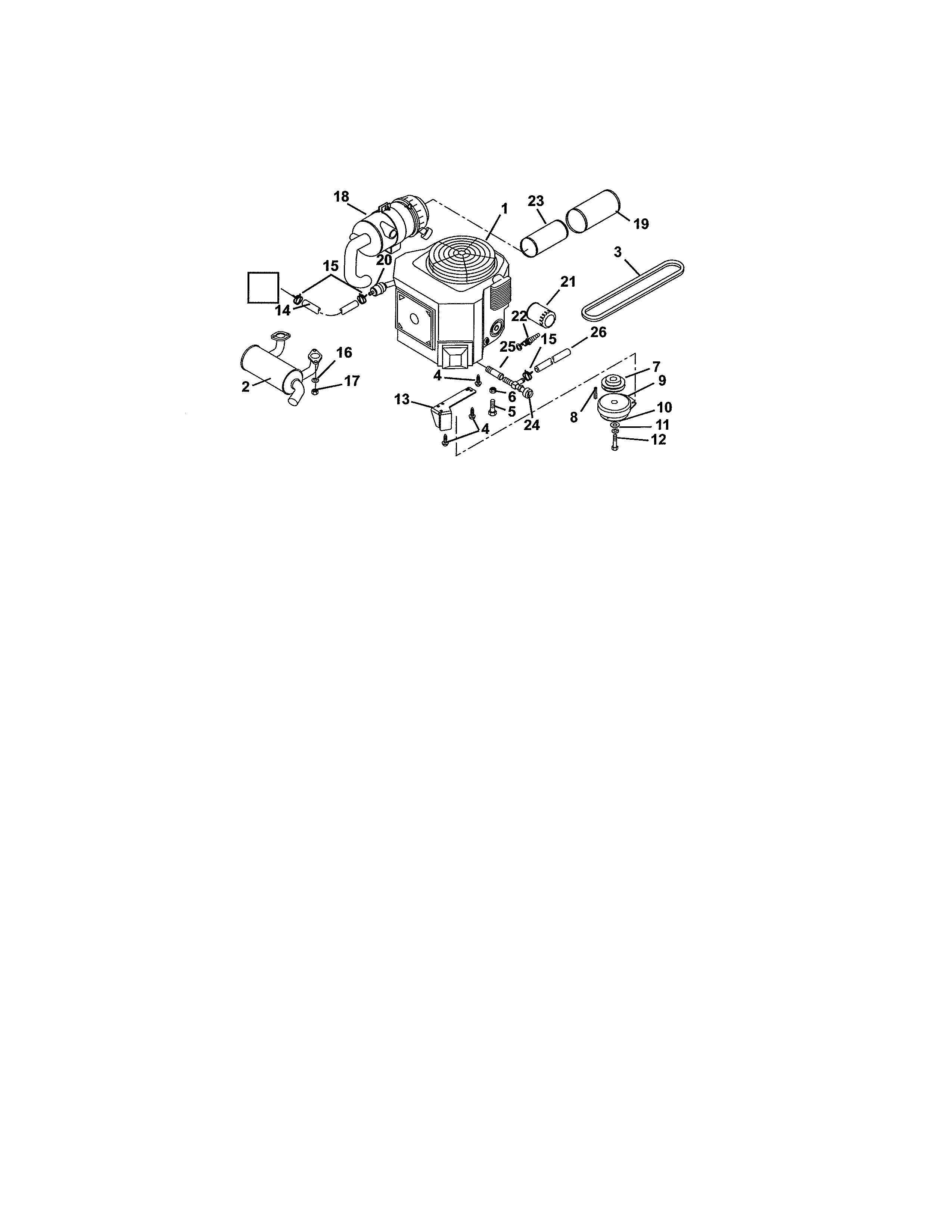 Engine/clutch
