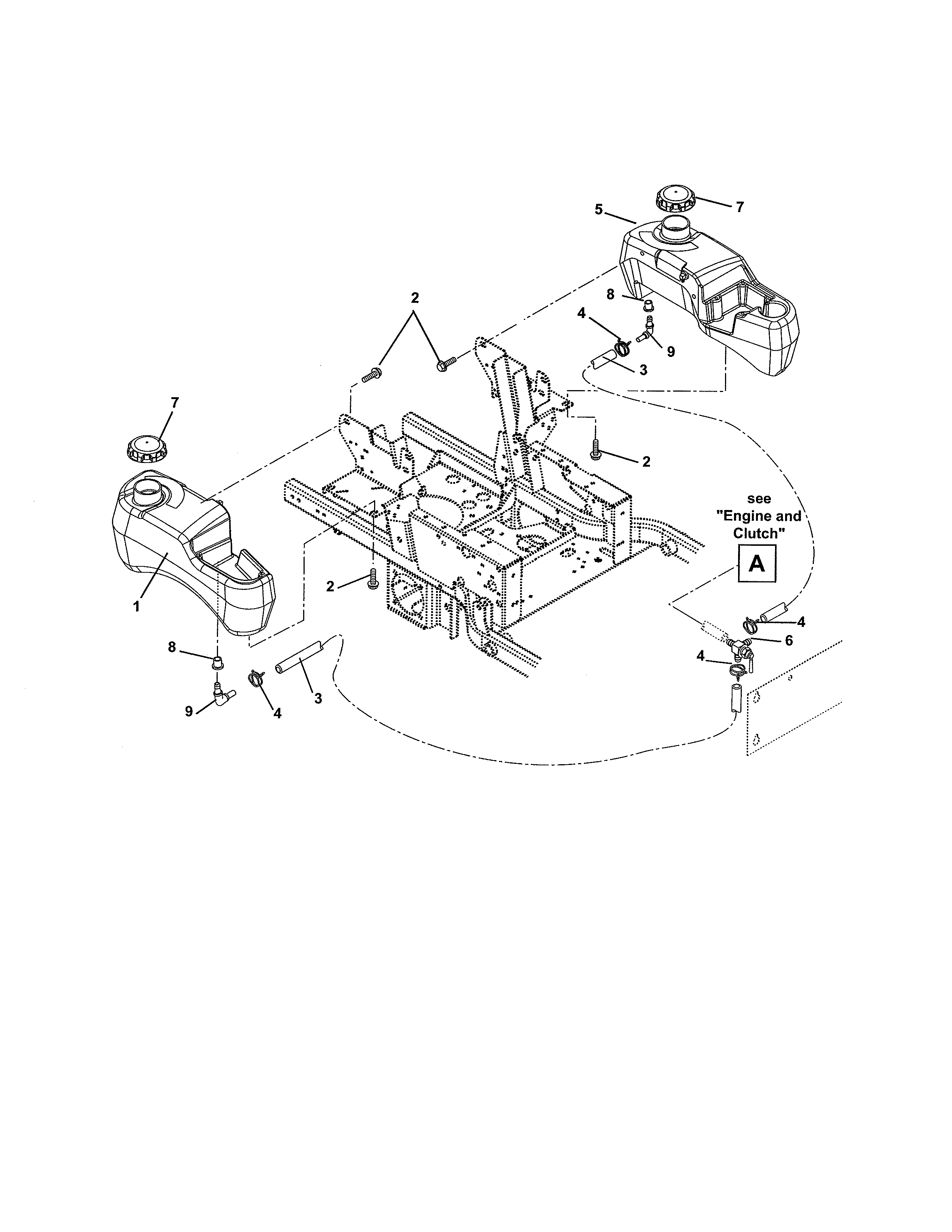 Fuel tanks/hoses