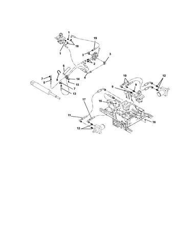 Deck lift/motors/pump circuits