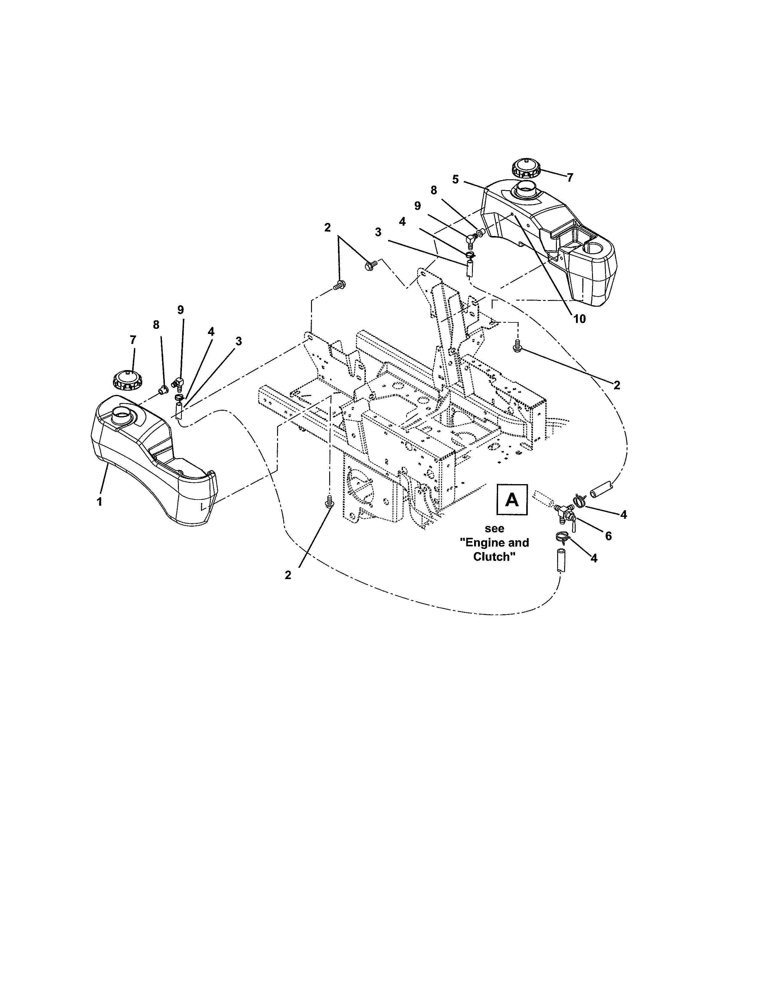 Fuel tanks/hoses