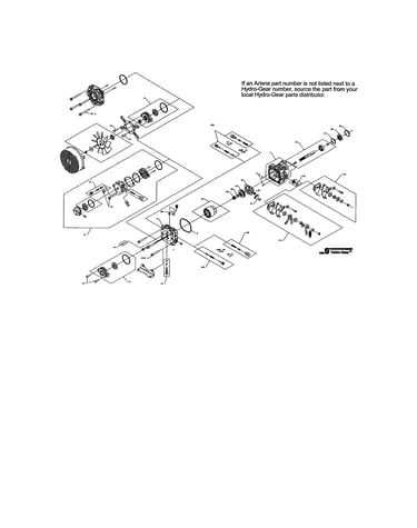 Hydro-gear hydrostatic pump
