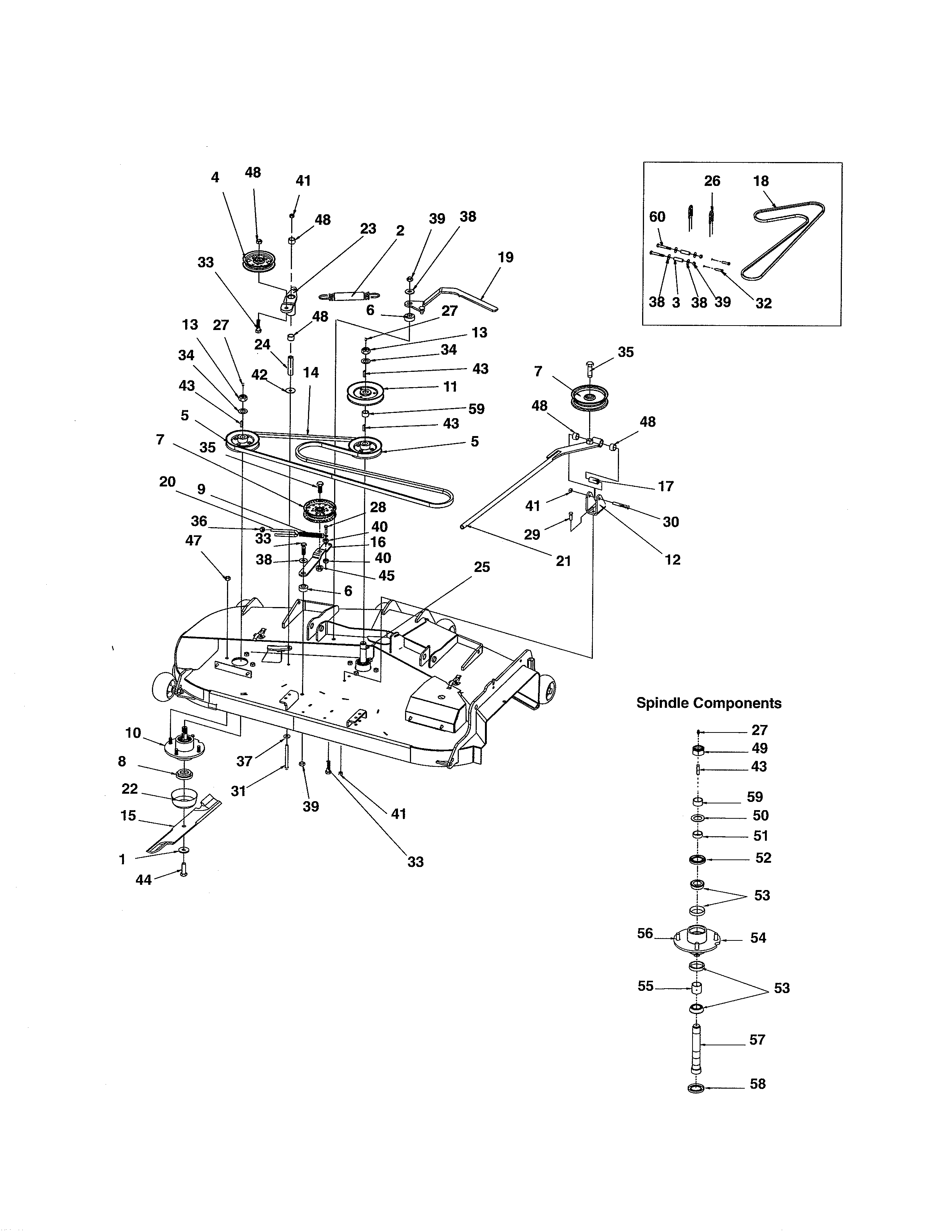 Belts/idlers/blades