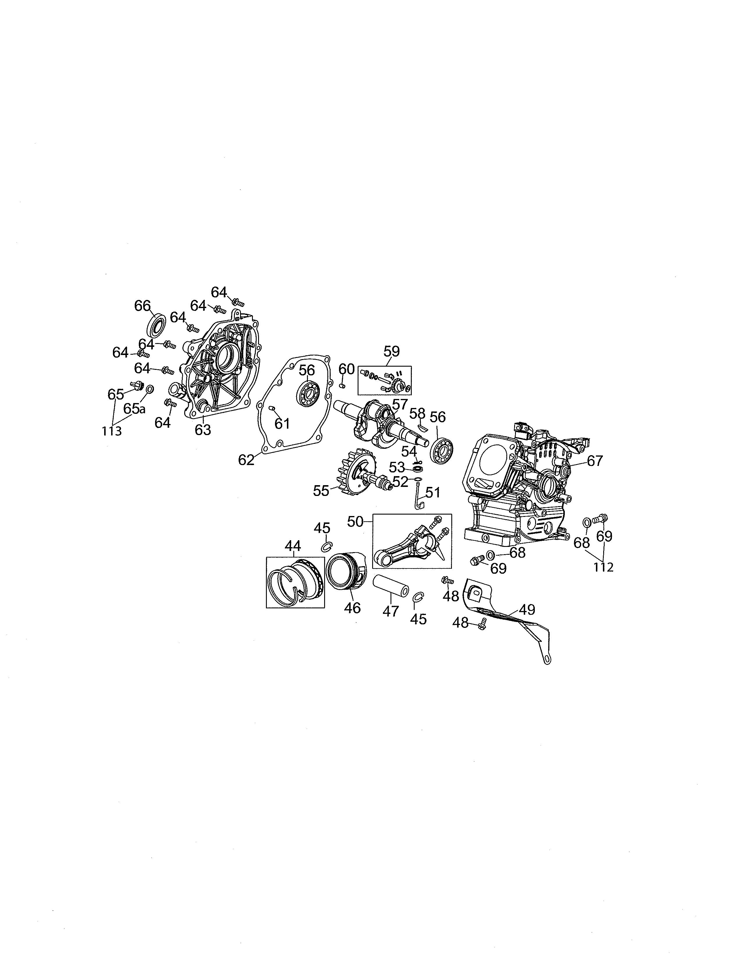 Short block/crankshaft