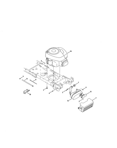 Engine/muffler