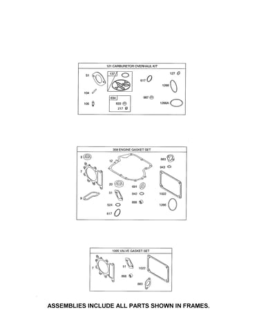 Gasket sets