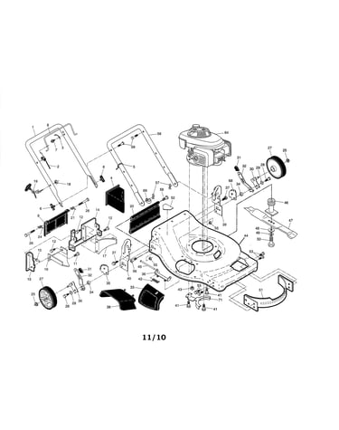 Engine/housing/handle