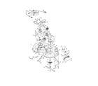 Poulan PXT195G42 (96046002200) mower deck diagram
