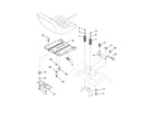 Poulan PXT16542 (96016001700) seat diagram