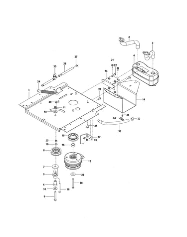 Engine plate-965882101,965882301