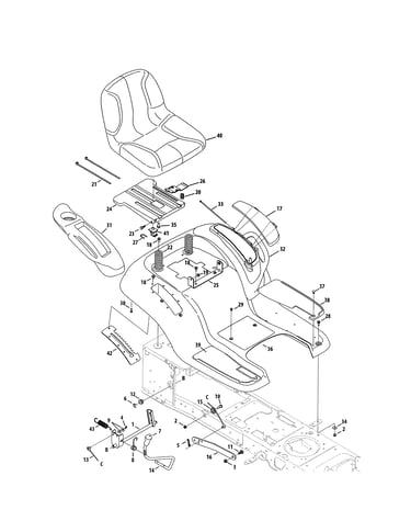Seat/fender/lift