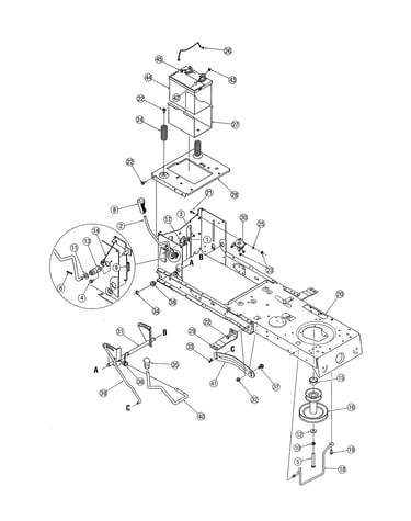 Frame/battery