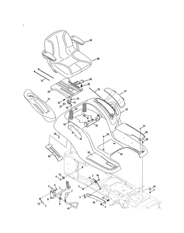 Seat/fender/lift