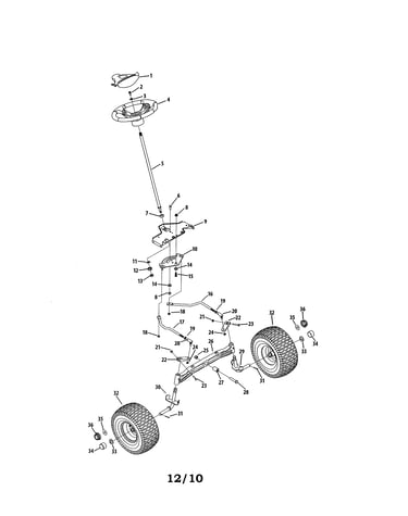 Steering/front axle