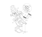 MTD 13AO791G718 seat/fender diagram