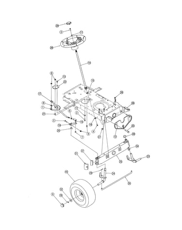 Steering/front axle